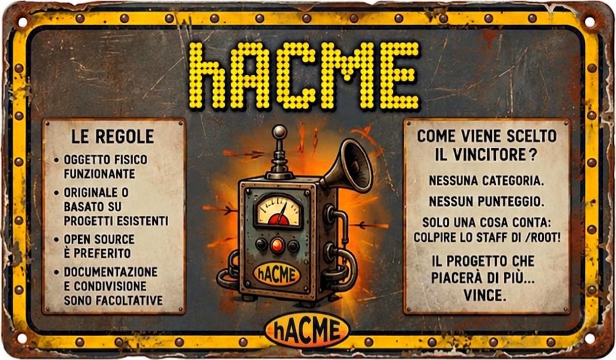 Un'invenzione elettromeccanica in mostra a /RooT-Camp